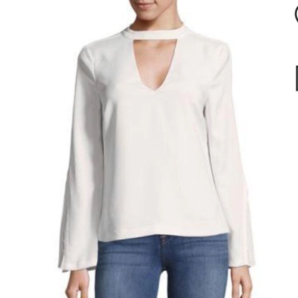 NWT Ramy Brook Morgan Top Small White